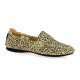 Palladium Mocassins cuir velours leopard