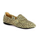 Palladium Mocassins cuir velours leopard