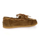 Pao Mocassins cuir velours marron