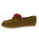 Pao Mocassins cuir velours camel