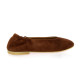 Pao Ballerines cuir velours cognac