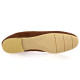 Pao Ballerines cuir velours cognac
