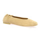Pao Ballerines cuir velours beige