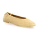 Pao Ballerines cuir velours beige
