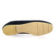 Pao Ballerines cuir velours marine