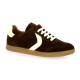 So send Baskets cuir velours marron