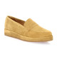 So send Mocassins cuir velours tabac