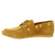 So send Mocassins cuir velours tabac