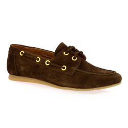 So send Mocassins cuir velours marron So send Mocassins cuir velours marron