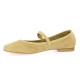 We do Ballerines cuir velours beige