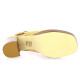 Costa Nu pieds cuir velours beige