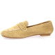 Reqins Mocassins cuir velours naturel
