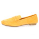 Reqins Mocassins cuir velours orange