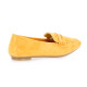 Reqins Mocassins cuir velours orange