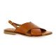 Kaola Nu pieds cuir cognac