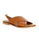 Kaola Nu pieds cuir cognac
