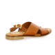 Kaola Nu pieds cuir cognac