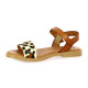 Kaola Nu pieds cuir poulain leopard