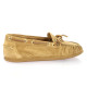Pao Mocassins cuir velours camel
