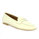 Pao Mocassins cuir ecru