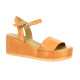 K.mary Nu pieds cuir camel