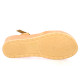K.mary Nu pieds cuir camel