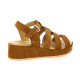 K.mary Nu pieds cuir velours camel