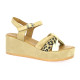 K.mary Nu pieds cuir velours sable