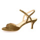 Fremilu Nu pieds cuir velours taupe