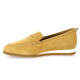 Reqins Mocassins cuir velours camel