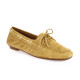 Reqins Mocassins cuir velours noisette