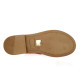 We do Nu pieds cuir velours cognac