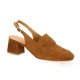 Pao Mocassins cuir velours camel