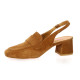 Pao Mocassins cuir velours camel