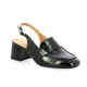 Pao Mocassins cuir vernis noir