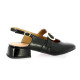 Pao Escarpins cuir vernis noir