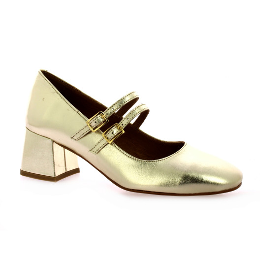 Pao Babies cuir laminé platine