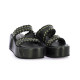Spaziozero Mules cuir noir