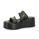 Spaziozero Mules cuir noir