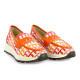 Rosemetal Mocassins toile orange