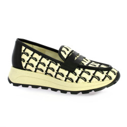 Rosemetal Mocassins toile noir