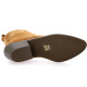 So send Boots cuir velours cognac