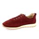 K.mary Baskets cuir veloursbordeaux