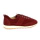 K.mary Baskets cuir veloursbordeaux