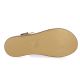 Inuovo Nu pieds cuir veloursmarron