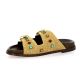 Inuovo Nu pieds cuir velourscamel