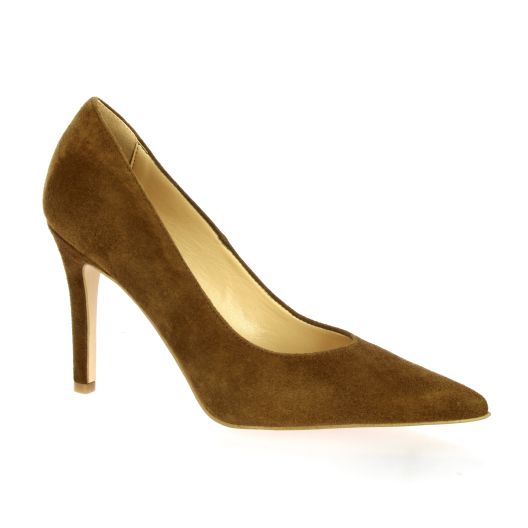 Pao Escarpins cuir velourstabac