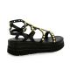 18+ Nu pieds cuirnoir