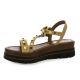 18+ Nu pieds cuir velourscamel