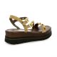 18+ Nu pieds cuir velourscamel